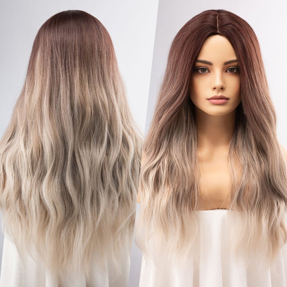 Dark root with ash blonde ombre wig | Blayage Wig | Mothers Day Gift | Nova